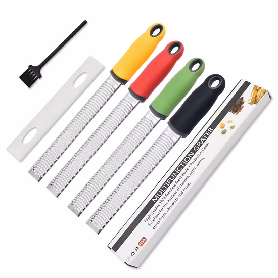 Rallador plano de queso pequeño, utensilios de cocina de acero inoxidable al por mayor